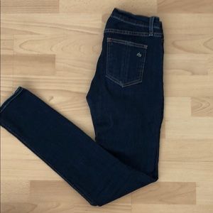 Rag and Bone High Rise Skinny Jeans